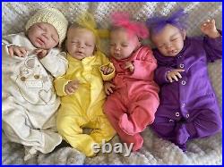 Reborn Baby Girl, PINK. Ready To Send, UK Artist 17 Prem Reborn Baby Doll (3)