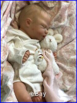 Reborn Baby Girl Trouble Nikki Johnston, COA, Realistic Newborn Therapy Doll