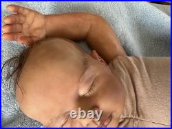 Reborn Baby Girl With Certificate Of Authenticity Full Limb Painted &Rooted Hair