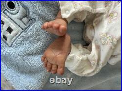 Reborn Baby Girl With Certificate Of Authenticity Full Limb Painted &Rooted Hair