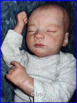 Reborn Baby Girl sleeping Dolls, Realistic, weighted, lifelike, magnetic passy