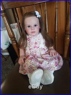 Reborn Baby Small Toddler Girl PROTOTYPE CHARLI by Sigrid Bock Realistic Doll