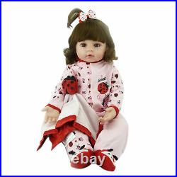 Reborn Baby Twins 24 Girl+boy Dolls Caucasian Newborn Twins Baby Silicone Toys