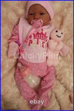 Reborn Baby doll REAL FLOPPY, Box Opening UK Artist of 11yrs, SQUIDGY CLOTH BODY