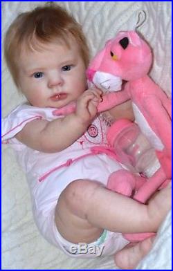 Reborn Baby dolls Christine created from a set of Crystal sculptor Donna Rubert