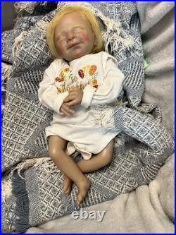 Reborn Baby with Hand Rooted Hair And Soft Body