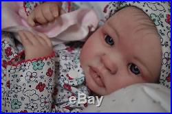 Reborn CUSTOM MADE SHYANN ooak fake baby lifelike vinyl art ARTIST doll PETERSON