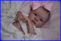 Reborn CUSTOM MADE SHYANN ooak fake baby lifelike vinyl art ARTIST doll PETERSON