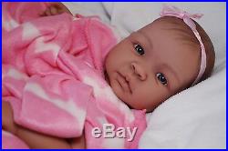 Reborn CUSTOM MADE SHYANN ooak fake baby lifelike vinyl art ARTIST doll PETERSON