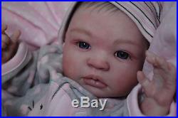 Reborn CUSTOM MADE SHYANN ooak fake baby lifelike vinyl art ARTIST doll PETERSON