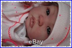 Reborn CUSTOM MADE SHYANN ooak fake baby lifelike vinyl art ARTIST doll PETERSON