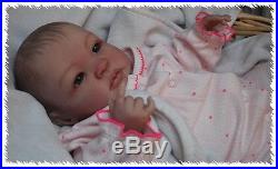 Reborn CUSTOM MADE SHYANN ooak fake baby lifelike vinyl art ARTIST doll PETERSON