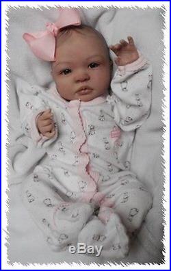 Reborn CUSTOM MADE SHYANN ooak fake baby lifelike vinyl art ARTIST doll PETERSON