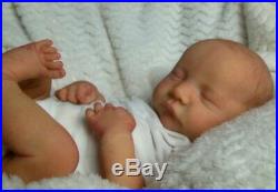Reborn Collectable Baby doll art Newborn Art Levi (Brown) Boy or Girl