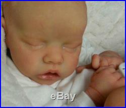 Reborn Collectable Baby doll art Newborn Artborn Twin A Brown Open Mouth