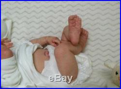 Reborn Collectable Baby doll art Newborn Chadwick Twin B Fake Baby
