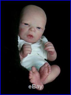 Reborn Collectable Baby doll art Newborn Realborn Darren Awake