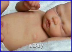 Reborn Collectable Baby doll art Newborn Trouble Boy Girl Fake baby