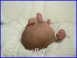 Reborn Collectable Baby doll art Newborn Xander (Lavender) awake Blue eyes