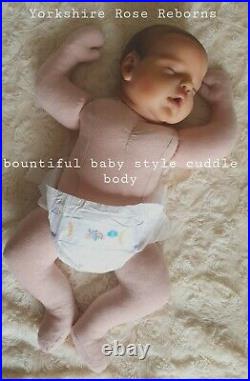 Reborn Cuddle Baby Alexis Asleep (sculpted by Cassie Brace)