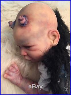 Reborn Demon Baby Doll Horror 22 OOAK ART Tomas