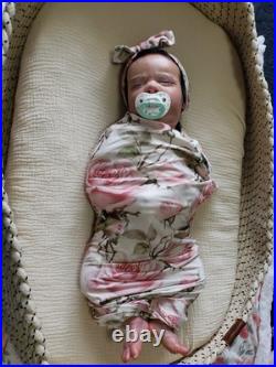 Reborn Doll Anna with Coa Hand Painted Lifelike