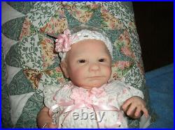 Reborn Doll Ava by Cassie Brace, 19 4 Lbs. 13 Oz, COA