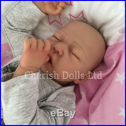 Reborn Doll Baby Girl April Realistic 18 Real Lifelike Childs Sucks Her Thumb