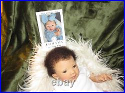 Reborn Doll Bi-Racial Kohana, 4 Lbs. 5 Oz. 19 COA