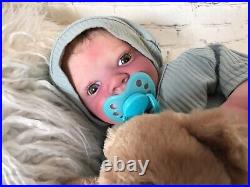 Reborn Doll, Bountiful Baby Realborn Christopher Awake, BooBoo, Ready to Ship