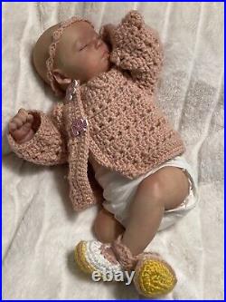 Reborn Doll, Bountiful Baby Realborn Marnie, Asleep, 19 4.5lbs with COA