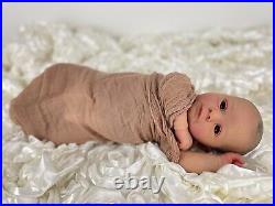 Reborn Doll Felicia Gudrun Legler German Glass Eyes Newborn Baby Quality Artist