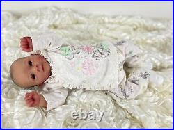 Reborn Doll Felicia Gudrun Legler German Glass Eyes Newborn Baby Quality Artist