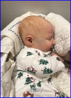 Reborn Doll, June Asleep, Bountiful baby, Realborn, 19inches