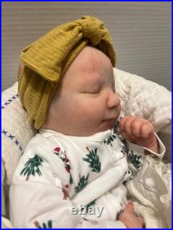 Reborn Doll, June Asleep, Bountiful baby, Realborn, 19inches