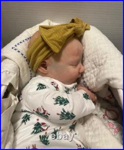 Reborn Doll, June Asleep, Bountiful baby, Realborn, 19inches