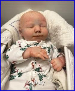 Reborn Doll, June Asleep, Bountiful baby, Realborn, 19inches