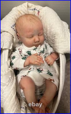 Reborn Doll, June Asleep, Bountiful baby, Realborn, 19inches