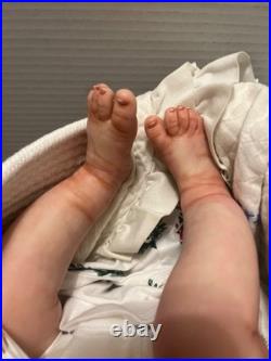 Reborn Doll, June Asleep, Bountiful baby, Realborn, 19inches