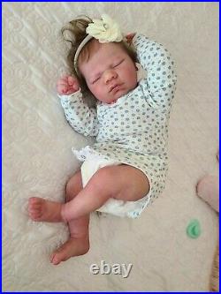 Reborn Doll Lavender Asleep By Bountiful Baby