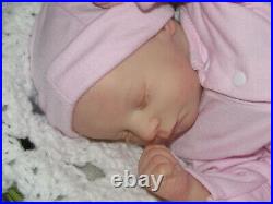 Reborn Doll Realborn Callie Asleep, 17.5, 3 Lbs. 4 Oz. COA