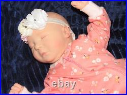 Reborn Doll Realborn Marissa Sleeping, 20 4 Lbs. 4 Oz. COA