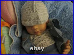 Reborn Doll Realborn Steven Asleep, 19 3 Lbs. 15 Oz, COA