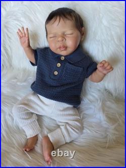 Reborn Doll Theo by Irina Kaplanskaya Baby Boy Doll Biracial Newborn