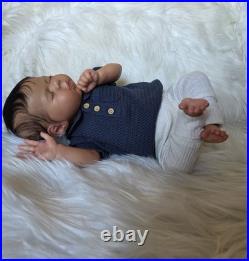 Reborn Doll Theo by Irina Kaplanskaya Baby Boy Doll Biracial Newborn