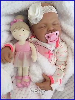 Reborn Dolls Cheap Baby Girl Amber Realistic 22 Newborn Real Lifelike Floppy