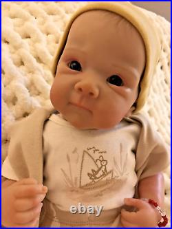 Reborn Dolls Cloth Body Vinyl Limbs Heavy Realistic 19 Inch Baby Boy Lifelike