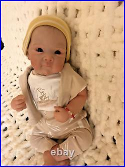 Reborn Dolls Cloth Body Vinyl Limbs Heavy Realistic 19 Inch Baby Boy Lifelike