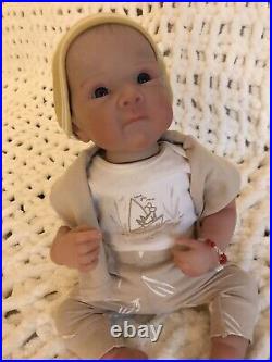 Reborn Dolls Cloth Body Vinyl Limbs Heavy Realistic 19 Inch Baby Boy Lifelike