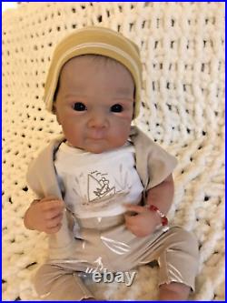 Reborn Dolls Cloth Body Vinyl Limbs Heavy Realistic 19 Inch Baby Boy Lifelike